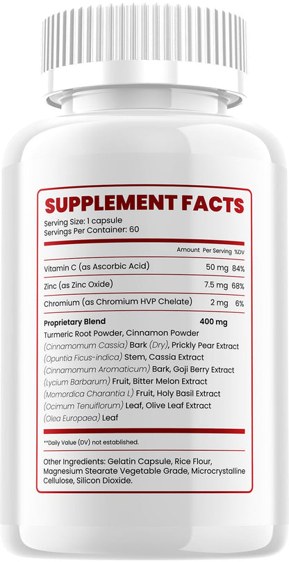 SugarWise Capsules – SugarWise Pro Natural Blend Daily Health Vitamins Supplement (5 Pack - 300 Capsules) IndeloBuy Supplements Australia