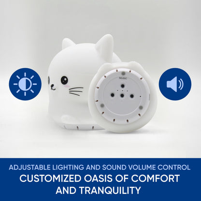 Mindfulness 'Breathing Kitty' | 4-7-8 Guided Visual Meditation Breathing Light | 3 in 1 Device RainlaxBuy Supplements Australia