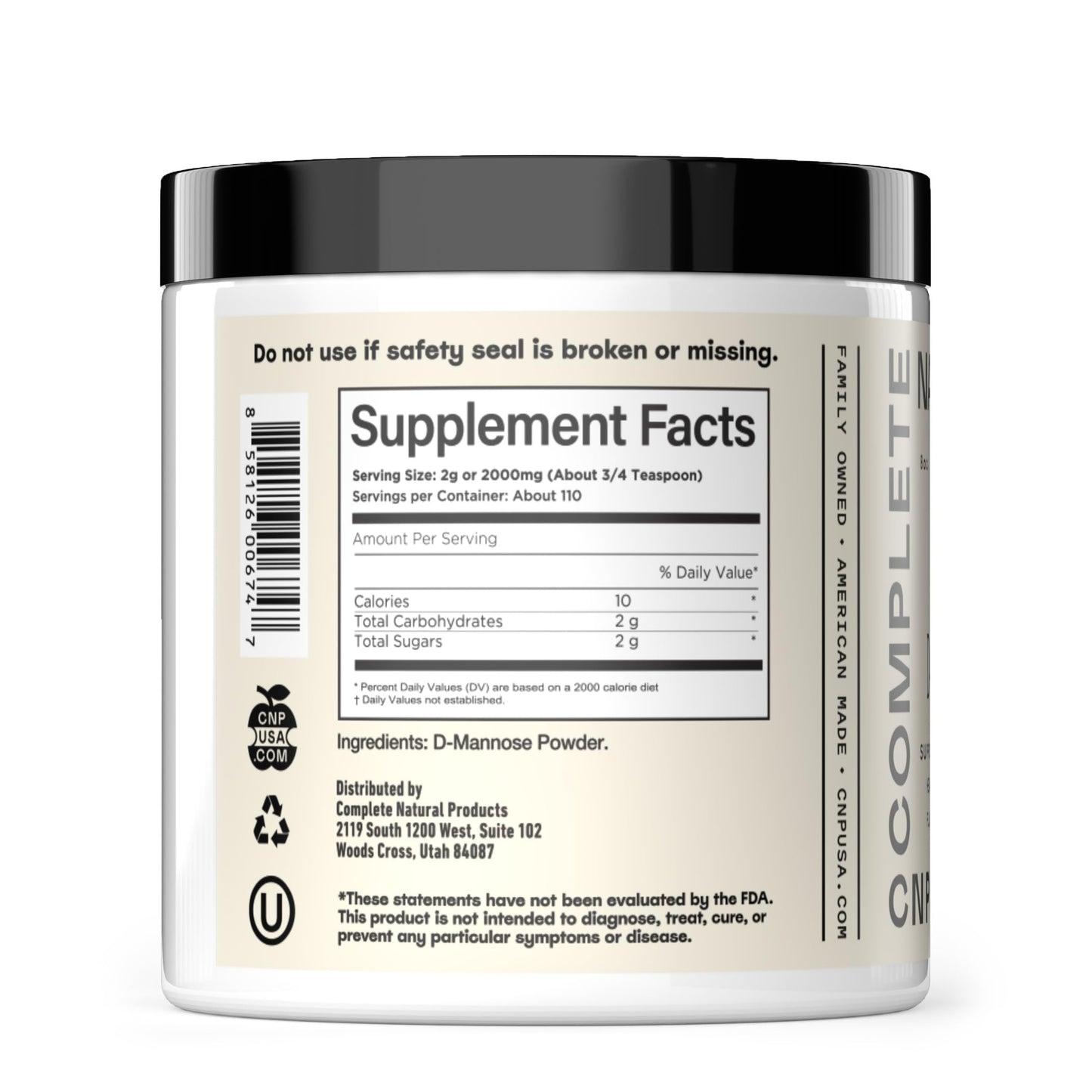 D Mannose Powder Supplement 8oz - Powder D Mannose for Urinary Tract & Bladder Health Support, Bulk Easy Mix Formula, 115 Servings, No Fillers, Non GMO & Gluten Free Support, Kosher Certified Made USA Complete Natural ProductsBuy Supplements Australia