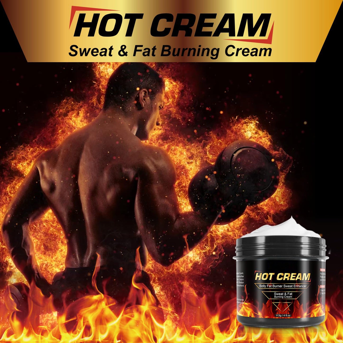 REBODUM Hot Sweat Cream, Fat Burning Cream for Belly Natural Weight Loss Cream Weight Loss REBODUMBuy Supplements Australia