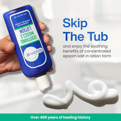 Epsom-It Soothing Muscle Magnesium Lotion – Epsom Salt Topical Cream with Arnica and Magnesium Sulfate - Designed for Muscle Stiffness, Leg Cramps, Feet, Knees and Achy Feet - 8.0 oz EPSOM-ITBuy Supplements Australia