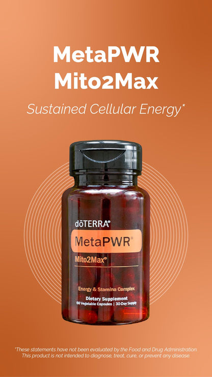 doTERRA MetaPWR Mito2Max Energy Supplement - 60 Capsules doTERRABuy Supplements Australia