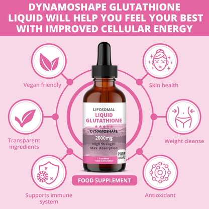 Liposomal Glutathione 2000mg with Vitamin C, Oral Glutathione Liquid, Antioxidant Supplement for Detox, Superior Absorption, Higher Dosage (Pack of 1) baanaas For Babies to NanasBuy Supplements Australia