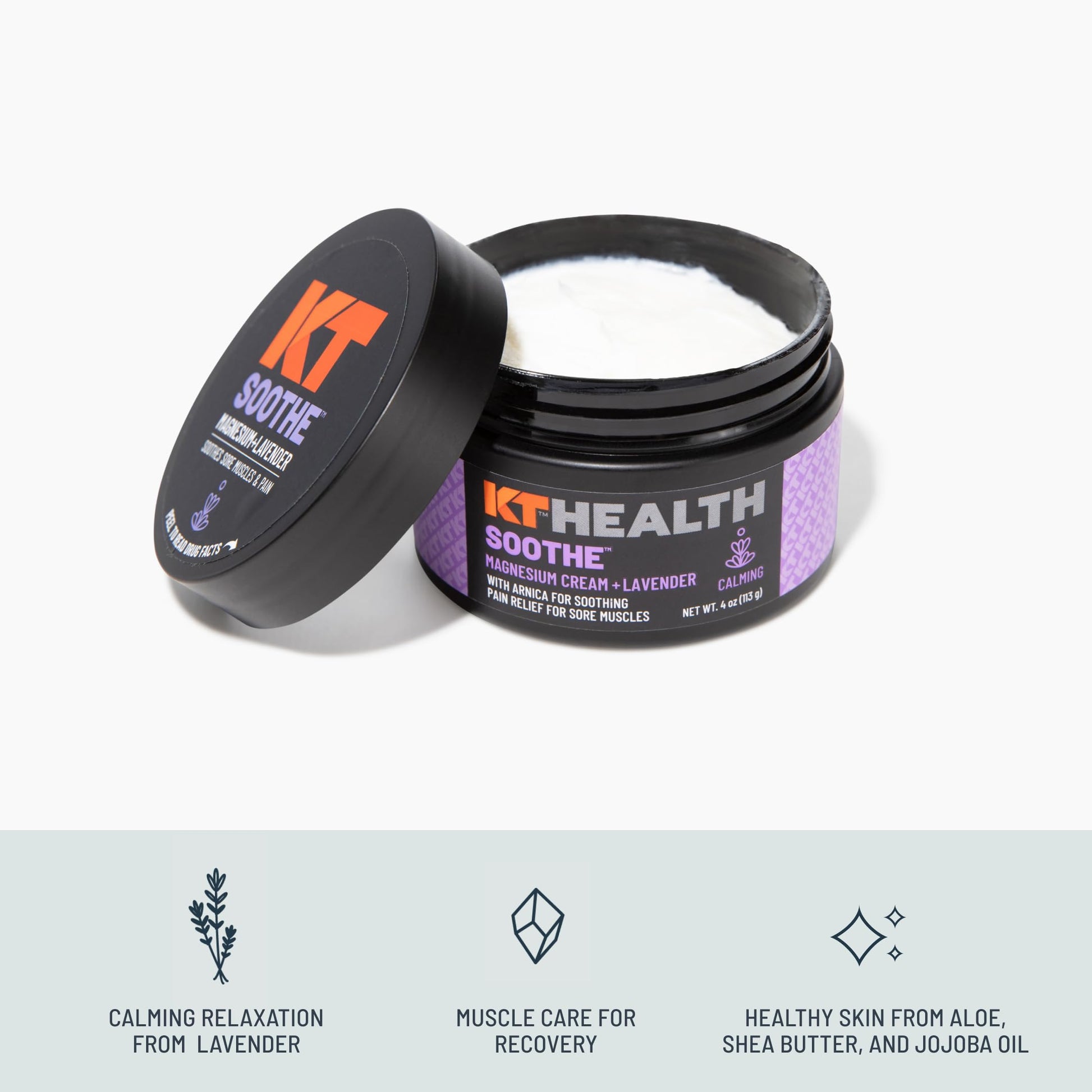 KT Health, Magnesium Cream, Soothe - Soothing Aromatherapy & Calming Pain Relief KT TapeBuy Supplements Australia