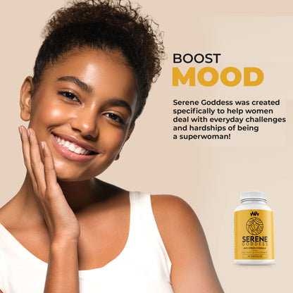 Warped Wellness Womens Supplement That Boosts Mood, Helps Relax The Mind & Body, Relieves Tension & Worries| Magnolia Bark for Female Specific Help| Serene Goddess | Vitamin Helps Boost Mood Warped WellnessBuy Supplements Australia