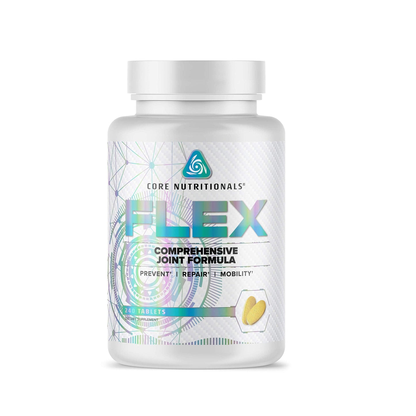 Core Nutritionals Flex Comprehensive Joint Formula | Promotes Healthy Tendons, Ligaments, & Cartilage | Improve Mobility | Antioxidants for Recovery | 240 Tablets Core NutritionalsBuy Supplements Australia