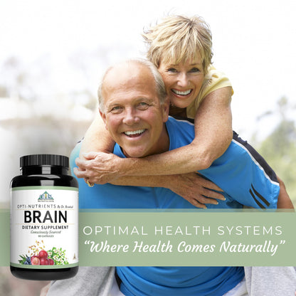 Optimal Health Systems Brain | Most Comprehensive Nootropic + Enzyme Delivery | 700 mg Scientific Neuroenhancment Blend | Boost Mood, Memory & Focus | 90 Capsules Optimal Health SystemsBuy Supplements Australia