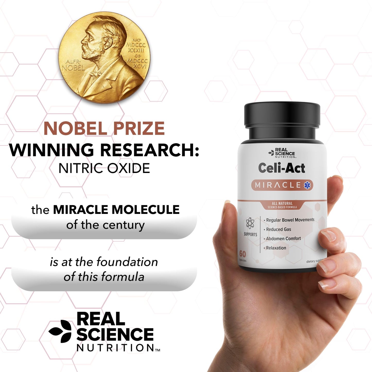 Real Science Nutrition Celi-Act Miracle is a Natural Supplement to Support Celiac Discomfort and Digestive Health Real Science NutritionBuy Supplements Australia