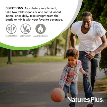 NaturesPlus Source of Life Gold Multivitamin Liquid 30 oz Supports Energy Production, Healthy Immune System & Well-Being Includes Vitamins D3, B12, K2 NaturesPlusBuy Supplements Australia