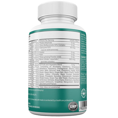 Gastric Bypass Vitamins with Iron Plus 42 Super Fruits & Vegetables for Post Bariatric Surgery Must Haves, Quick-Dissolve Gel Caps Universal Body LabsBuy Supplements Australia