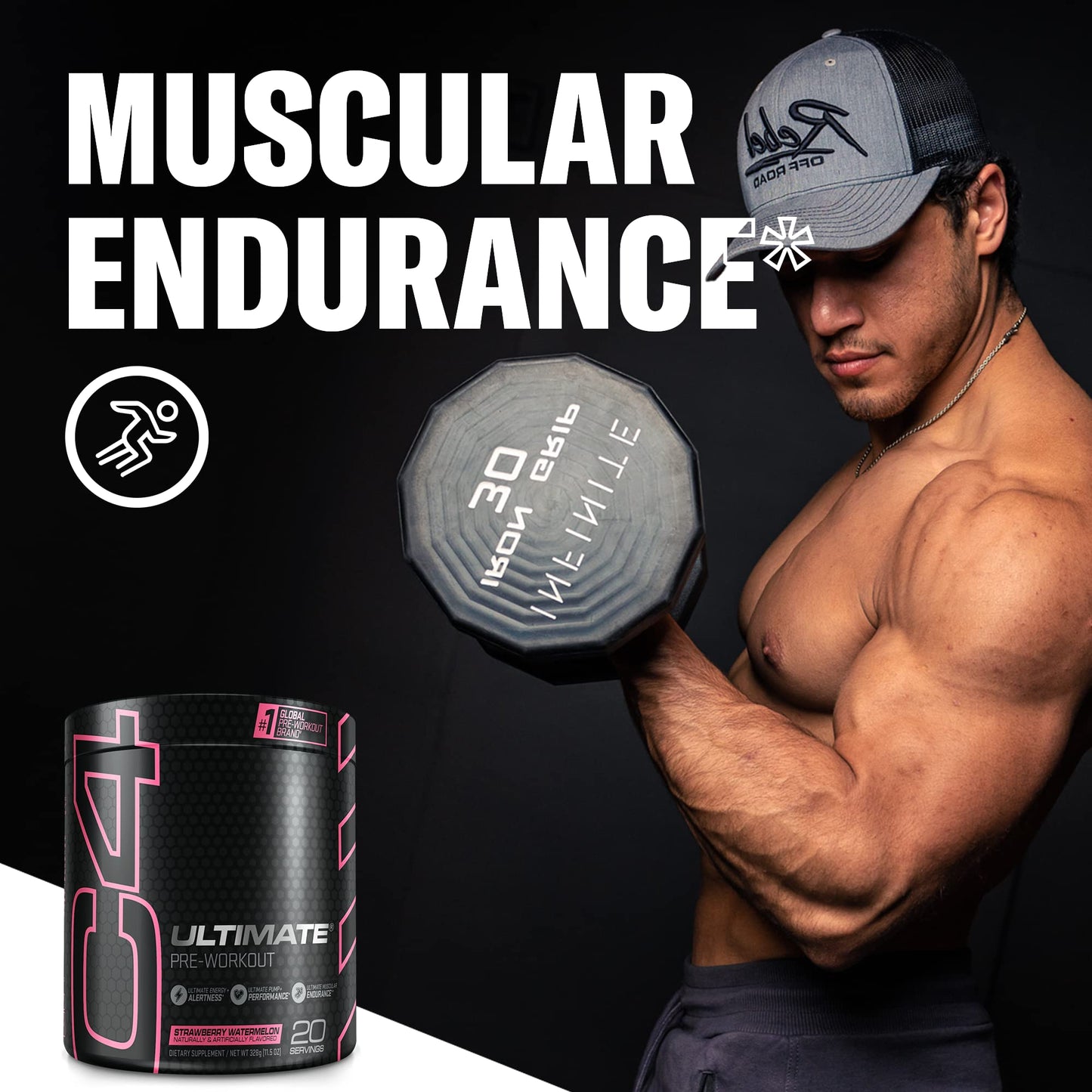 Cellucor C4 Ultimate Pre Workout Powder Strawberry Watermelon - Sugar Free CellucorBuy Supplements Australia