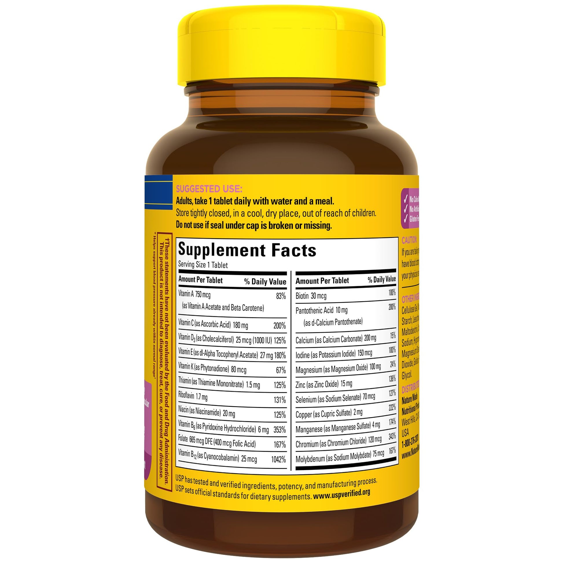 Nature Made Multivitamin For Women 50+ No Iron, Multivitamins for Women 50 Plus, Daily Nutritional Support, Nature Made Multi Vitamins, 90 Tablets, 90 Day Supply Nature MadeBuy Supplements Australia