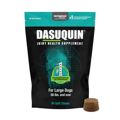 Nutramax Dasuquin for Large Dogs, Joint Health Supplement, Contains Glucosamine for Dogs, Plus Chondroitin, ASU and More, Supports Healthy Joints, Soft Chews, 84 Count Nutramax LaboratoriesBuy Supplements Australia