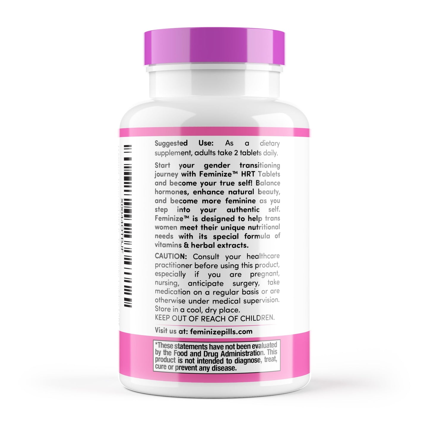 FEMINIZE Transcend HRT Pills for Estrogen - Potent HRT Estrogen Complex - Big Breats Soft Skin Feminizer FEMINIZEBuy Supplements Australia