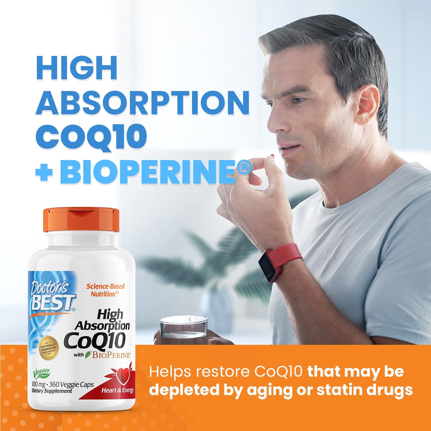 Doctor's Best High Absorption CoQ10 with BioPerine, Gluten Free, Naturally Fermented Doctor's BESTBuy Supplements Australia