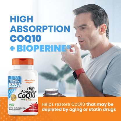 Doctor's Best High Absorption CoQ10 with BioPerine, Gluten Free, Naturally Fermented Doctor's BESTBuy Supplements Australia