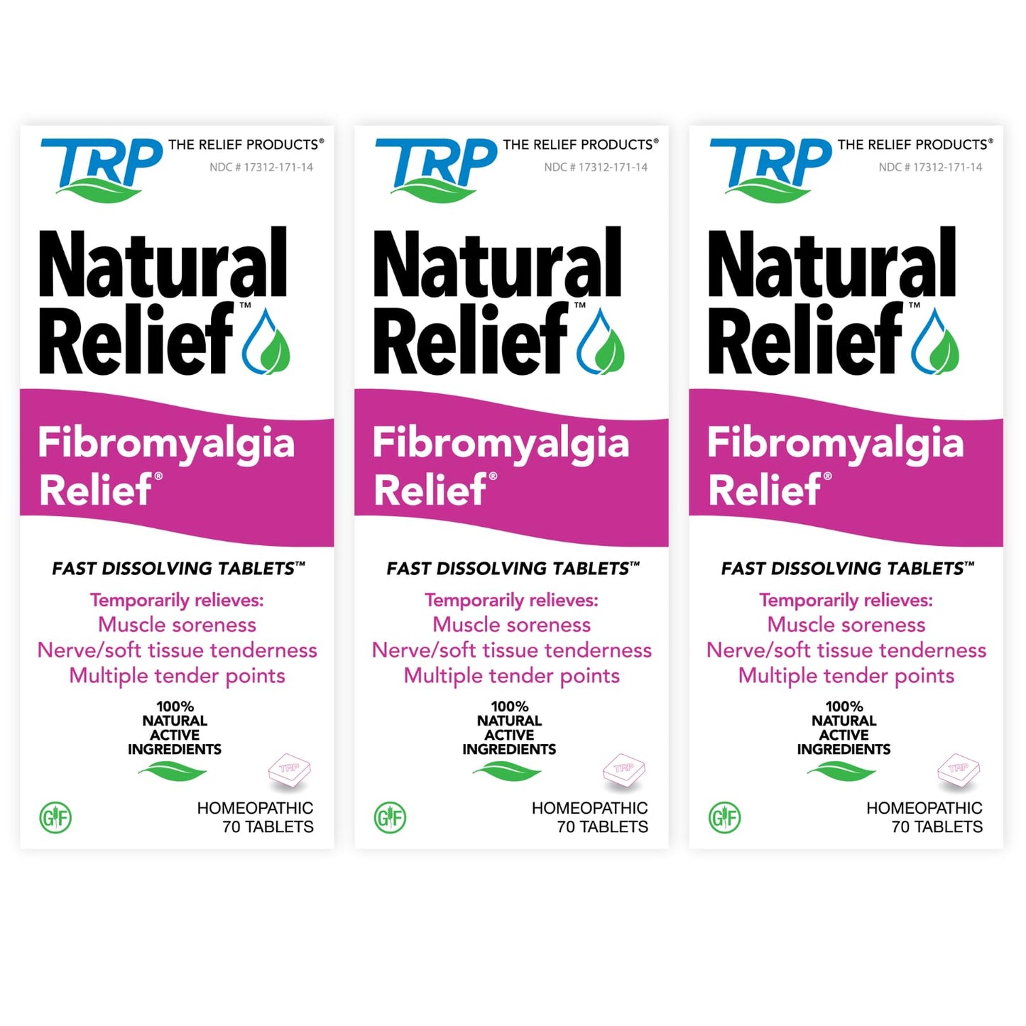 Fibromyalgia Relief for Temporary Relief of Muscle Soreness Discomfort Tenderness Difficulty Moving Joint Pain (3 Pack) TRP THE RELIEF PRODUCTSBuy Supplements Australia