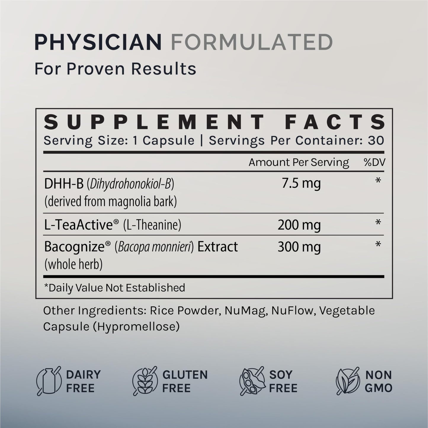 InfiniWell Calm - Mood & Cognitive Support Supplement for Adults with L-Theanine, Bacopa monnieri & DHH-B - Supports Relaxation, Focus & Mental Clarity (30 Capsules) InfiniWellBuy Supplements Australia