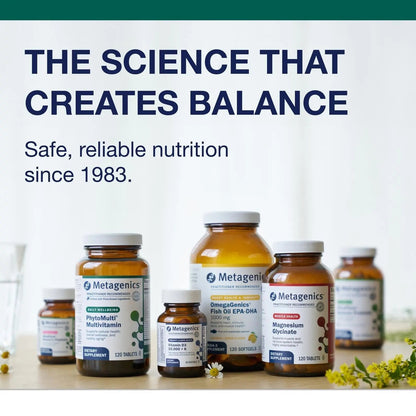 Metagenics Multigenics Multivitamin - Daily Multivitamin with Beta-Carotene, Folic Acid, Calcium & Magnesium - Supports Bone, Heart, Immune & Cellular Health MetagenicsBuy Supplements Australia