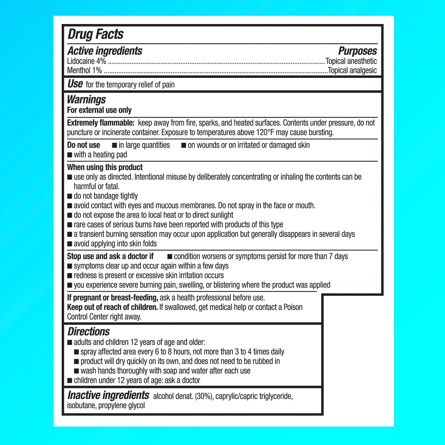 Icy Hot Lidocaine Pain Relief Dry Spray, Numb Aggravated Nerves with Max Strength Lidocaine 4% and Menthol 1%, Fast-Acting Pain Relief for Minor Pain, Backaches, Sprains and Strains, 4 oz Icy HotBuy Supplements Australia