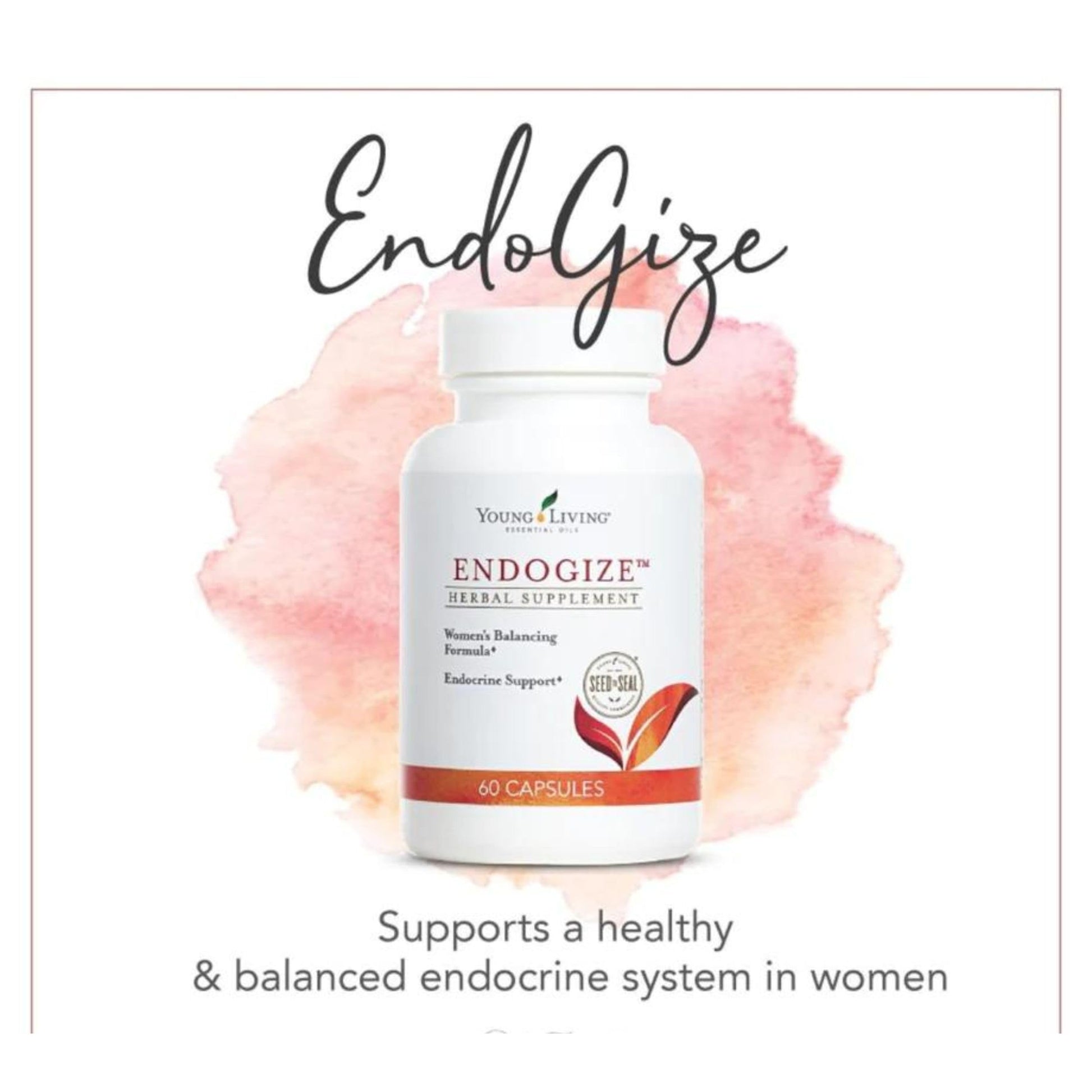 Young Living - EndoGize 60 Capsules | Hormonal Health & Endocrine System Support with Essential Oils | Daily Herbal Supplement for Women's Wellness & Balancing Formula Young LivingBuy Supplements Australia