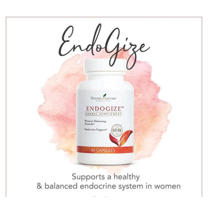 Young Living - EndoGize 60 Capsules | Hormonal Health & Endocrine System Support with Essential Oils | Daily Herbal Supplement for Women's Wellness & Balancing Formula Young LivingBuy Supplements Australia