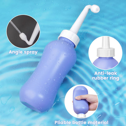 450ML(15.2 OZ) Peri Bottle for Postpartum Care 2 Pack, Portable Travel Bidet for Women, Upside Down VicnKioHBuy Supplements Australia