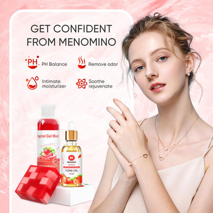 Feminine Wash & Yoni Soap Bar & Yoni Oil for Women pH Balance, Yoni Wash for Vaginal Moisturizing MENOMINOBuy Supplements Australia