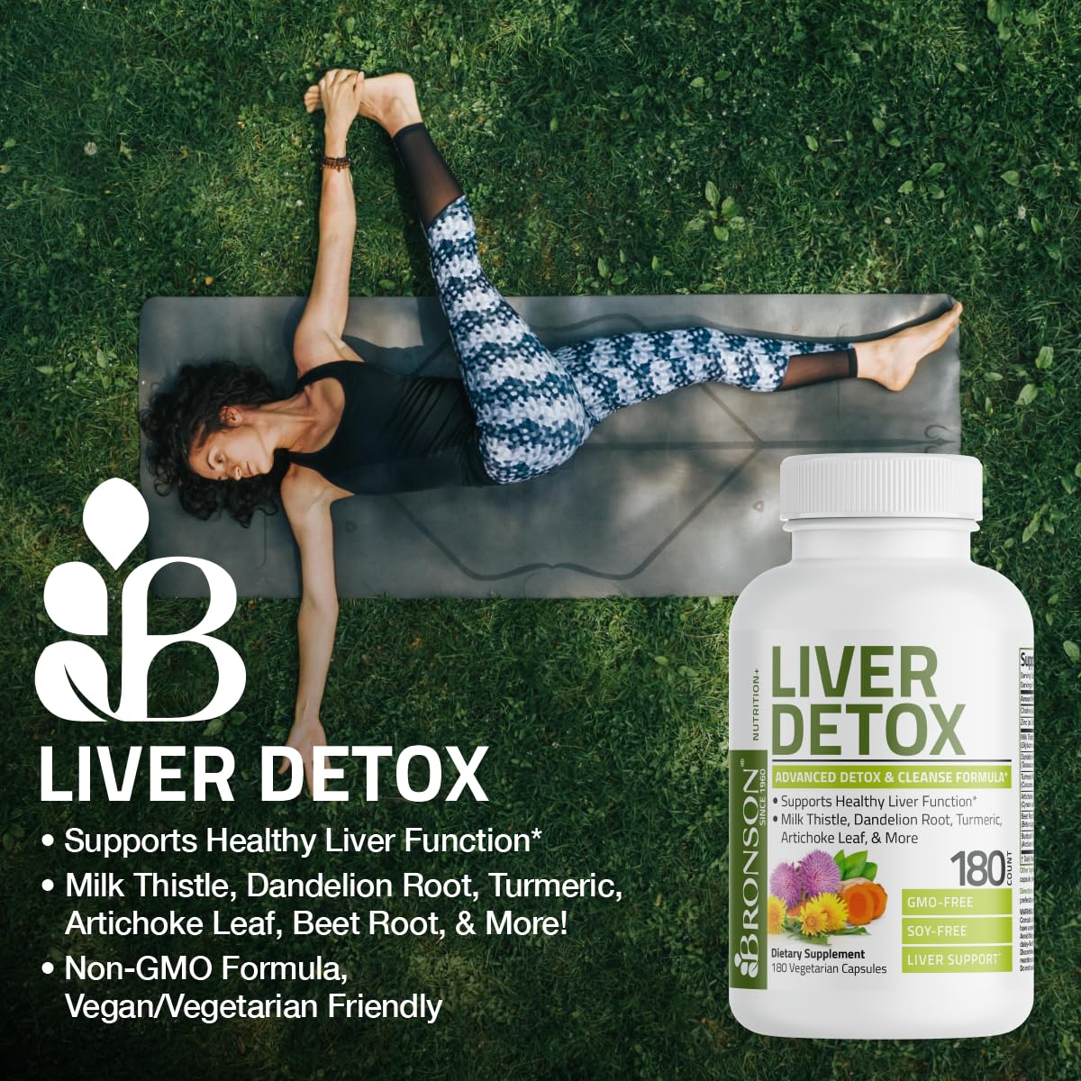 Bronson Liver Detox Advanced Detox & Cleansing Formula Supports Health Liver Function BronsonBuy Supplements Australia