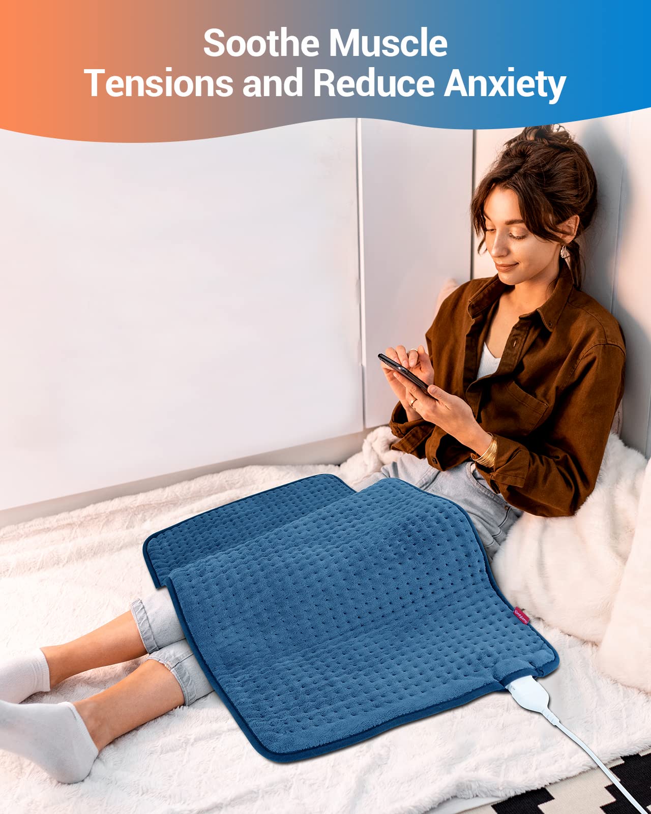 Comfytemp Heating Pad for Back Pain Relief - FSA HSA Eligible Extra Large Heating Pad XXL ComfytempBuy Supplements Australia
