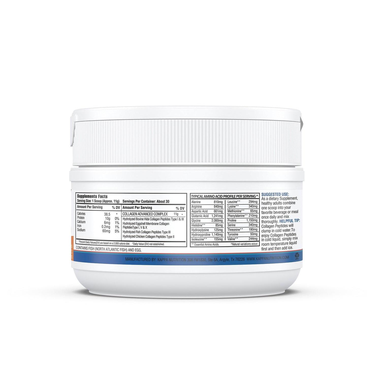 KAPPA NUTRITION Collagen Peptides Powder, 5 in 1 Multi-Collagen Advanced Complex with Hydrolyzed Collagen Peptides, Supports Skin, Hair, Nails, Joints & Bones / 30 Servings KAPPA NUTRITIONBuy Supplements Australia