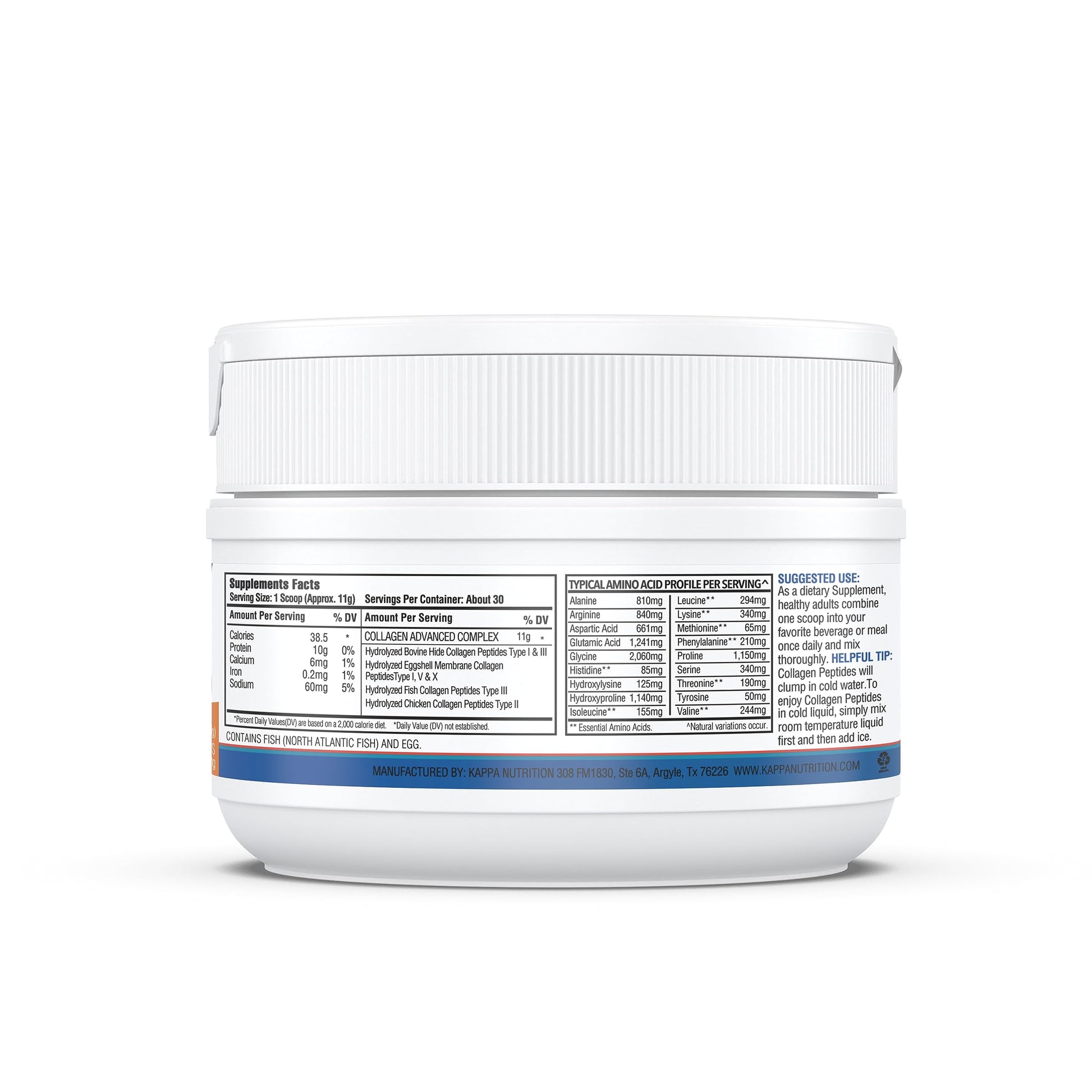 KAPPA NUTRITION Collagen Peptides Powder, 5 in 1 Multi-Collagen Advanced Complex with Hydrolyzed Collagen Peptides, Supports Skin, Hair, Nails, Joints & Bones / 30 Servings KAPPA NUTRITIONBuy Supplements Australia