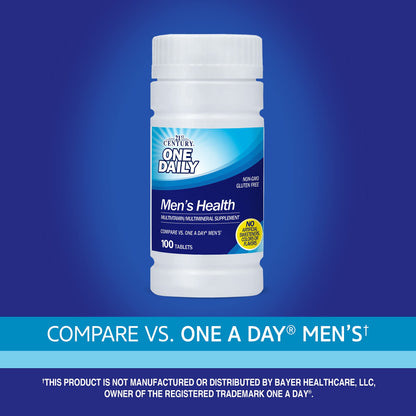21st Century One Daily Men's Health Tablets, 100 Count 21st CenturyBuy Supplements Australia