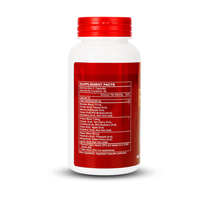 Fruit and Veggies Supplement Ingredients Natural – 2 Bottles 180 Total Vegetarian Capsules | Balance of Natural 16+18 Whole Fruits & Veggies Blend | Fresh Superfood Formula with Vitamins and Minerals JulyDeerBuy Supplements Australia