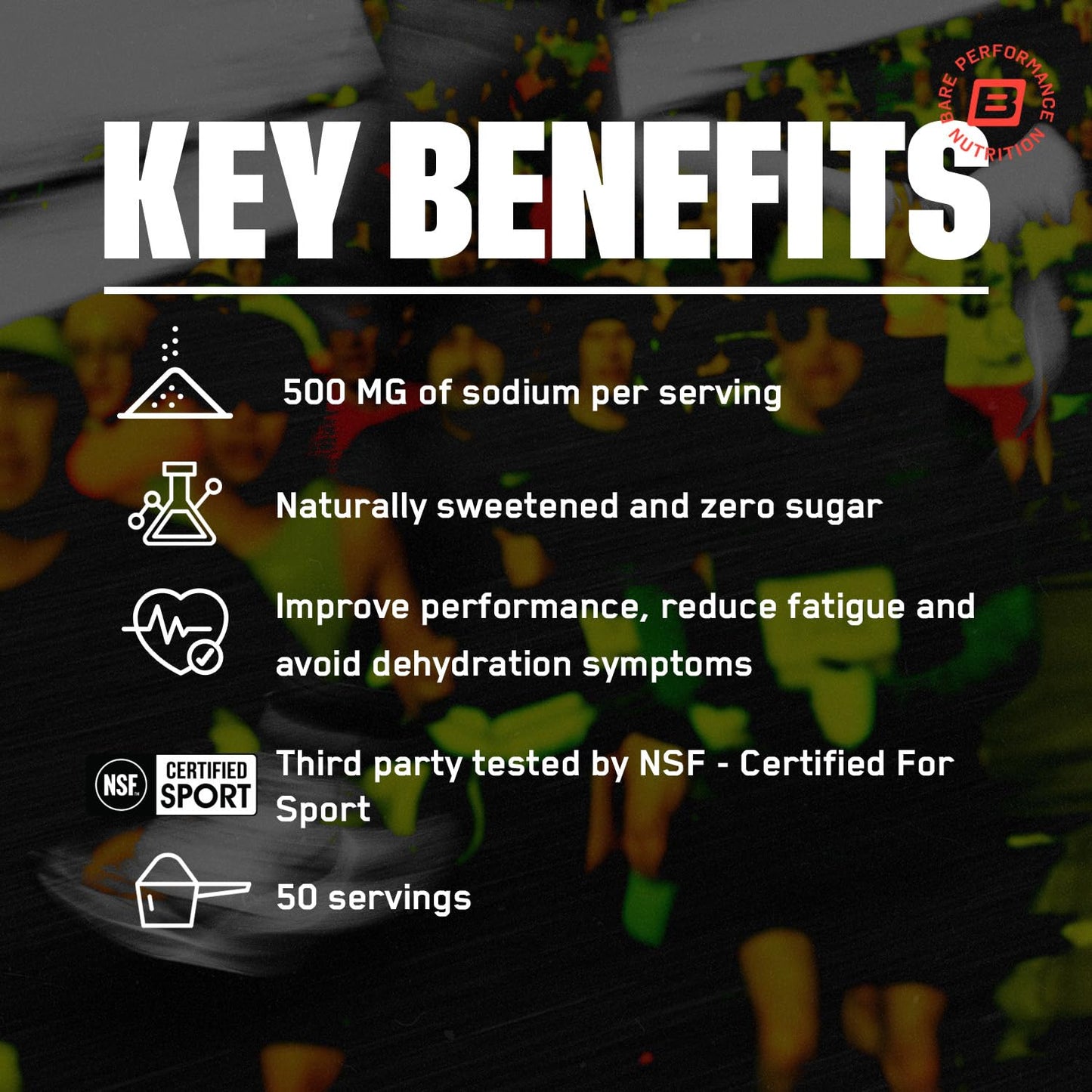 BARE PERFORMANCE NUTRITION BPN Electrolytes Hydration Drink Mix | Sugar Free Electrolyte Powder | 500mg Sodium per Serving | Naturally Sweetened | Strawberry, 50 Servings BARE PERFORMANCE NUTRITIONBuy Supplements Australia