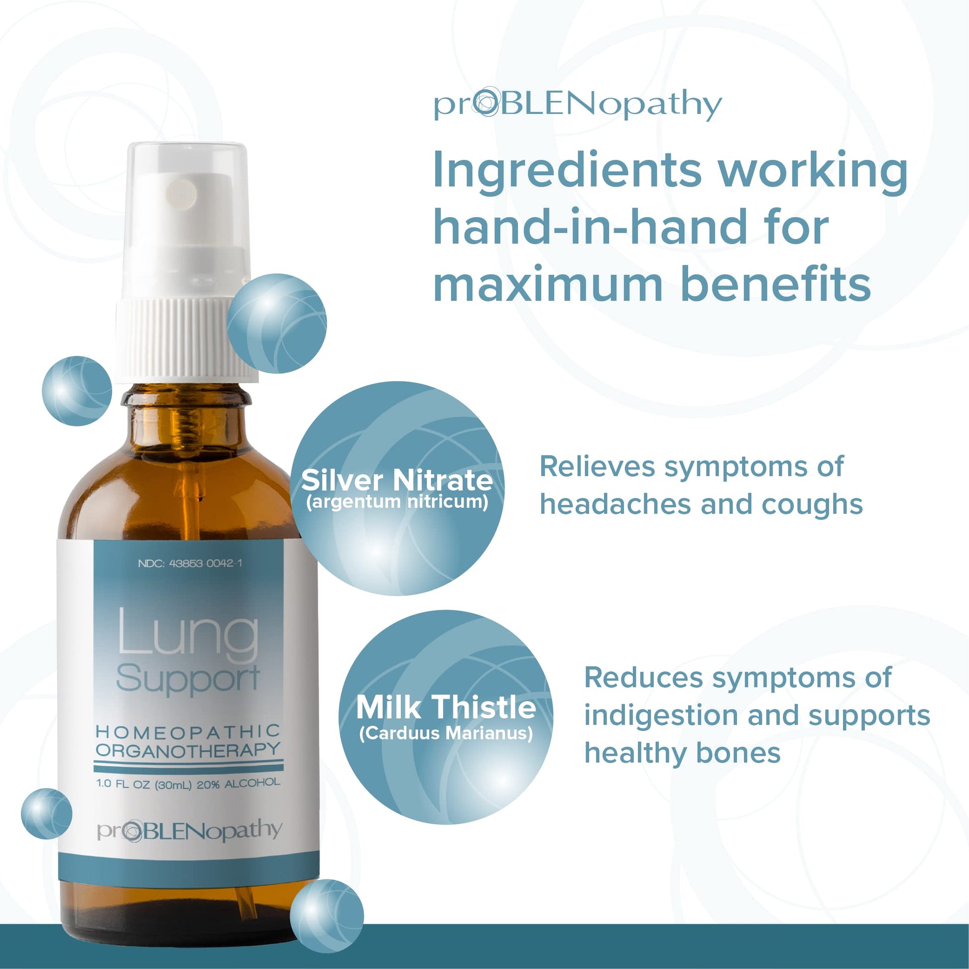 proBLENopathy Lung Support Oral Spray 30-Day Supply - Respiratory Protection & Toxin Removal proBLENopathyBuy Supplements Australia