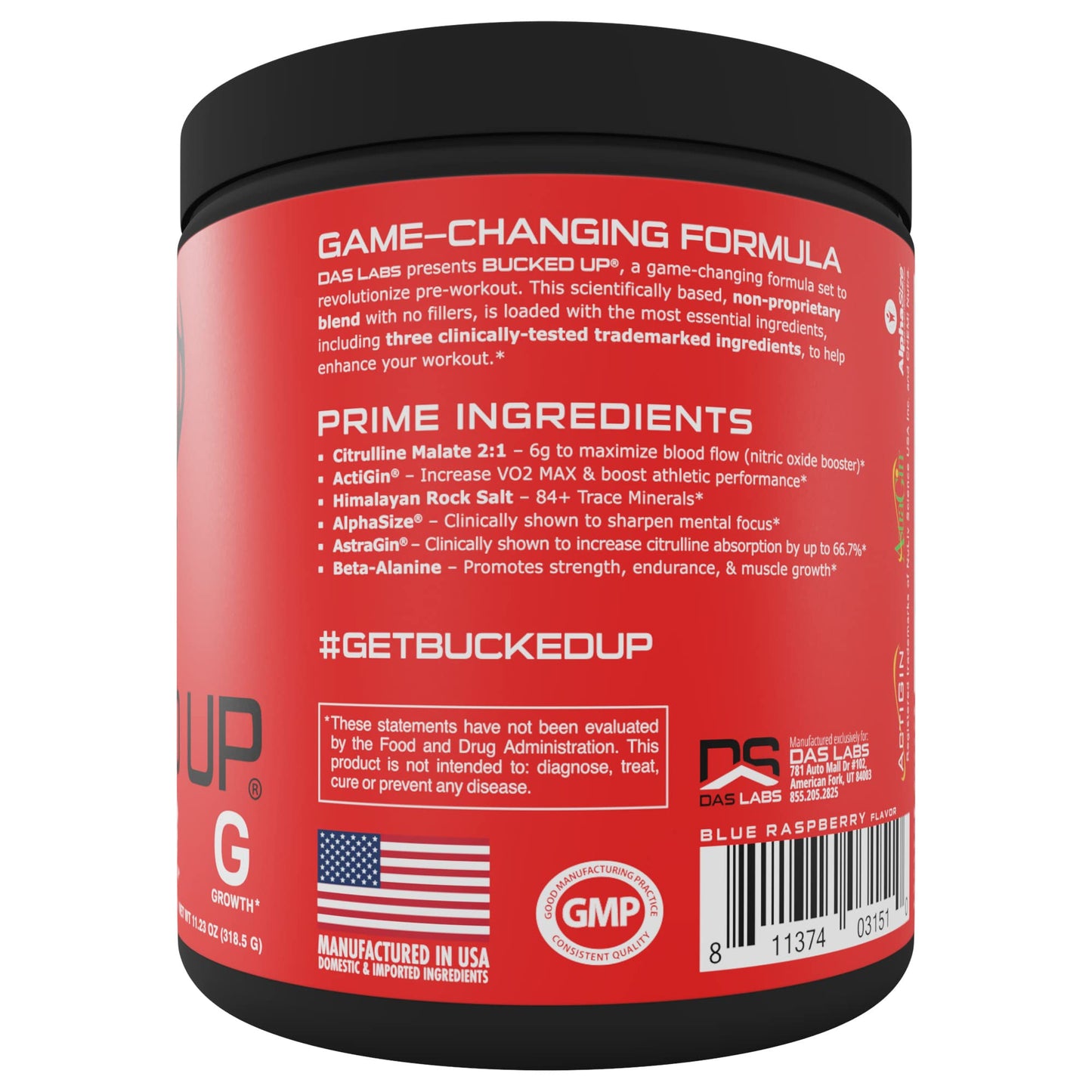Bucked Up Pre Workout 6 Grams Citrulline, 2 Grams Beta Alanine, and 3 Other Registered Bucked UpBuy Supplements Australia
