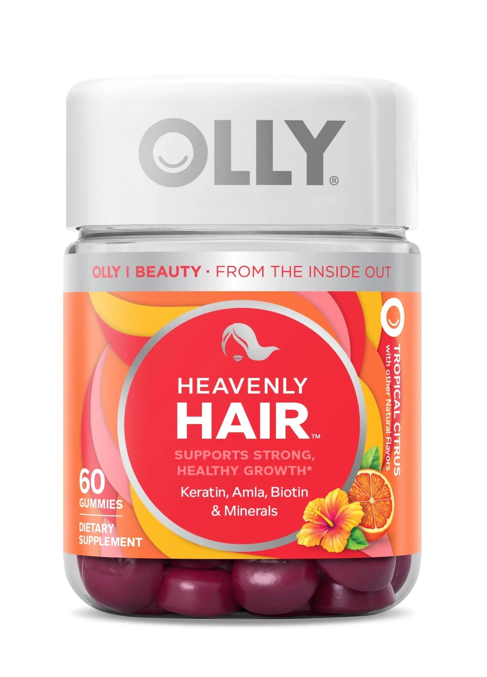 OLLY Multi + Probiotic Adult Multivitamin Gummy, 1 Billion CFUs, Digestive and Immune Support & Heavenly Hair Gummy, Supports Healthy Hair OLLYBuy Supplements Australia