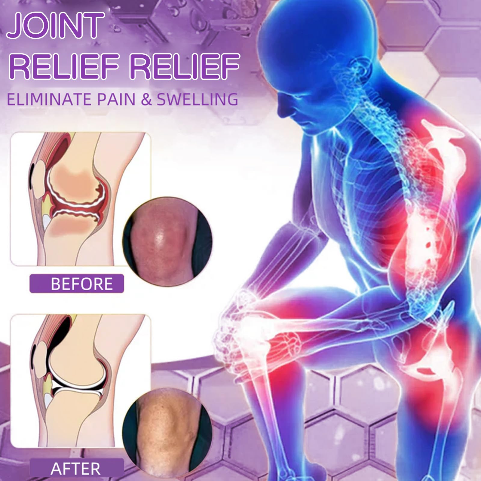 Flexbalm Rapid Joint Relief Gel - Advanced Relief Soothing Massage Gel, Flexbalm Rapid Joint Relief Cream for stiffness and soreness (2) FKMEEBuy Supplements Australia
