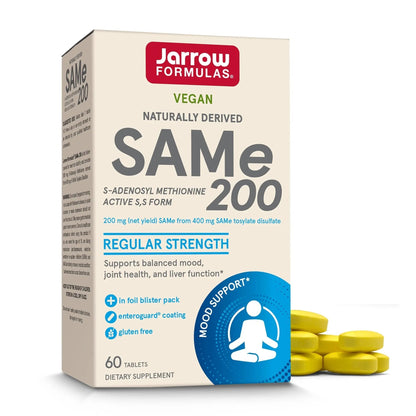 Jarrow Formulas® Same 200 mg, Supports Joint Health, Liver Function, Brain Metabolism, 60 Tablets, Up to A 60 Day Supply Jarrow FormulasBuy Supplements Australia