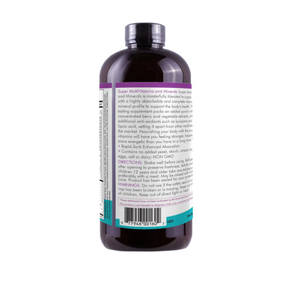 Liquid Super Multivitamin and Minerals - Premium Liquid Vitamins for Enhanced Absorption - Daily Liquid Multivitamin Supplement Life SolutionsBuy Supplements Australia