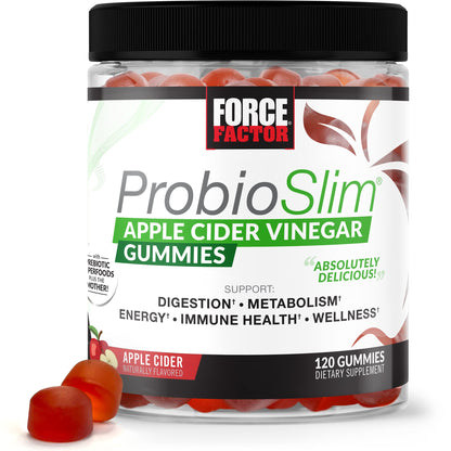 Force Factor ProbioSlim Apple Cider Vinegar Gummies with Organic, LactoSpore Force FactorBuy Supplements Australia