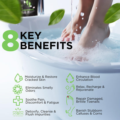 Tea Tree Oil Foot Soak with Epsom Salt - Made in USA - for Toenail Athletes Foot DAILY REMEDYBuy Supplements Australia