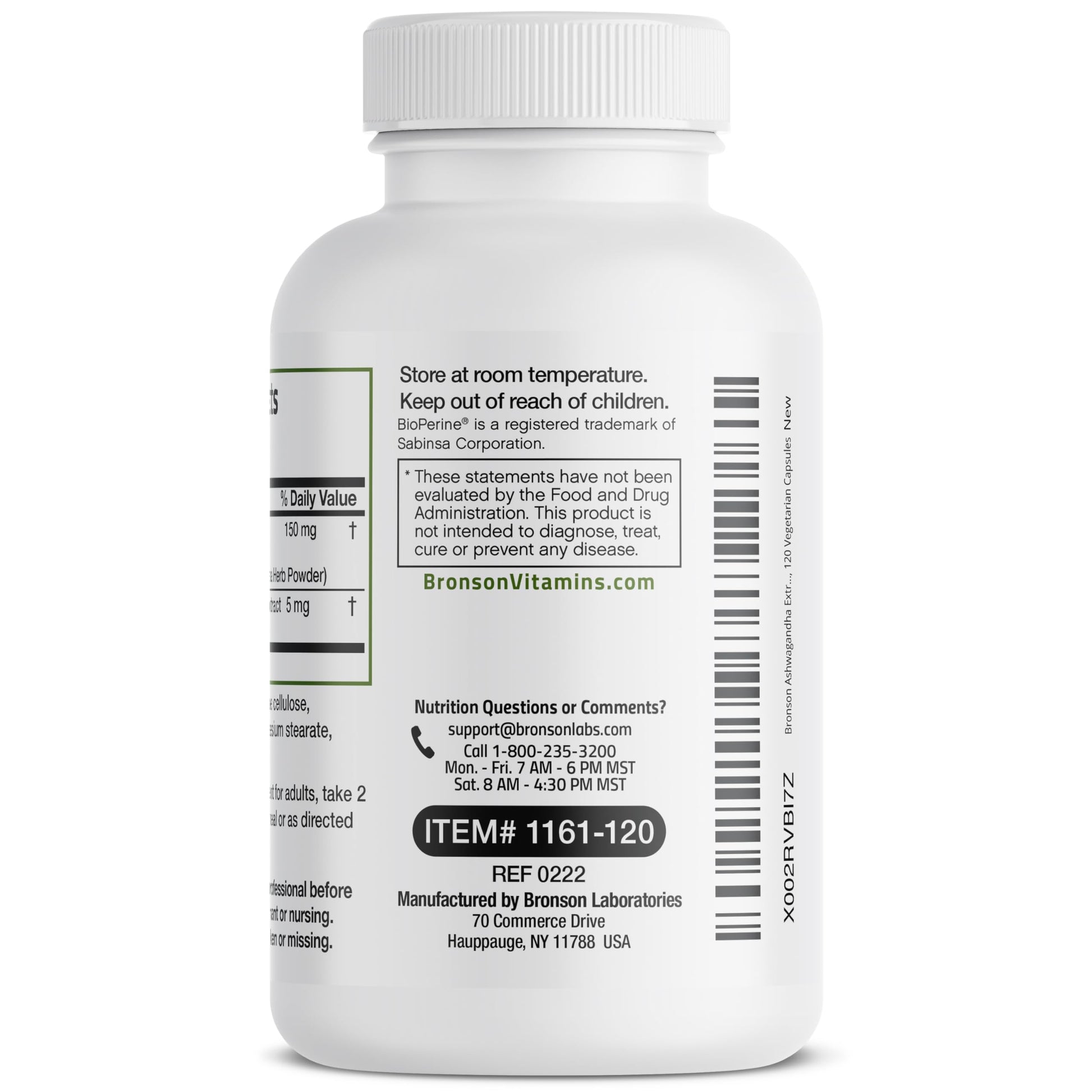 Bronson Ashwagandha Extra Strength Stress & Mood Support with BioPerine BronsonBuy Supplements Australia