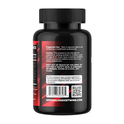 DAMN GOOD The Hodge Twins Nitric Oxide Booster – Beet Root Nitric Oxide & Arginine Citrulline Supplement, Pomegranate Blend for Workout Drive, Endurance Support & Pump Power - 90 Capsules DAMN GOODBuy Supplements Australia