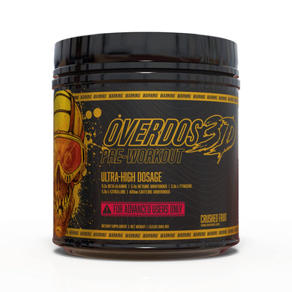 OVERDOS3D Pre-Workout Powder | Ultra-High Dosage | for Advanced Users ONLY 