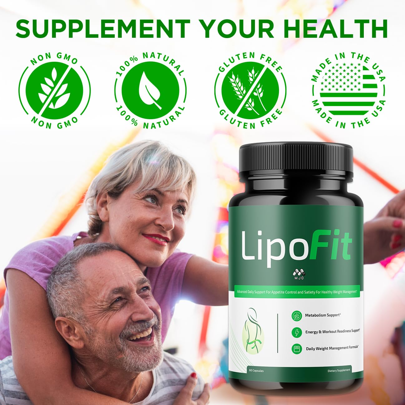 (5 Pack) Lipo Fit Capsules, Official Lipo Fit Pills with All Natural Ingredients, Advanced Overall Health & Wellness Vitamin Supplement Formula for Maximum Strength Multivitamin Support (300 Capsules) MJOBuy Supplements Australia