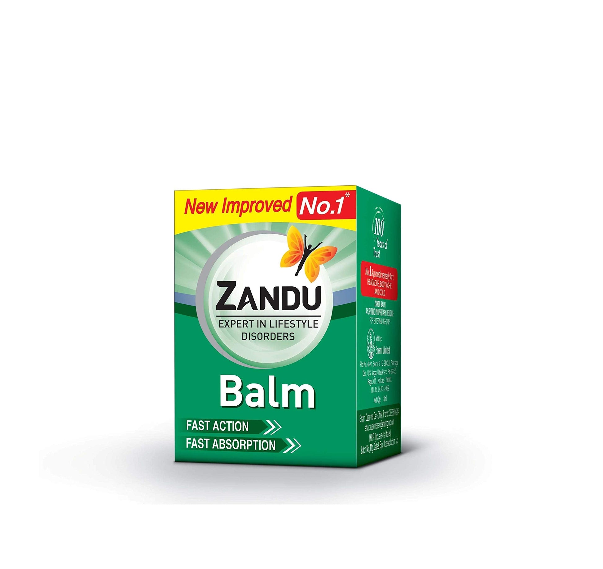 Zandu Pain Balm 8ml - 10 Pack ZanduBuy Supplements Australia