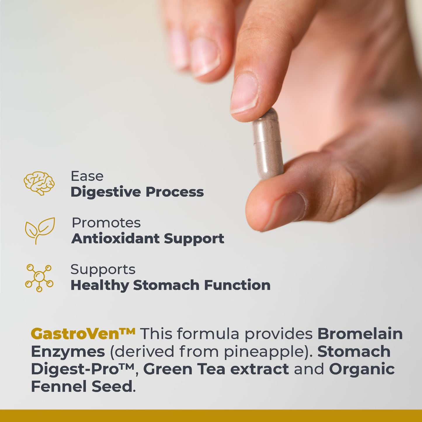 Premier Research Labs GastroVen - Digestive Enzymes for Women & Men, Digestive Health Supplement, Supports Healthy Gut Microbiome w/Bromelain, Ginger - 60 Capsules Premier Research LabsBuy Supplements Australia